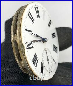 Chopard Fleurier Hand Manuale Vintage 45 MM No Funziona For Parts Pocket Watch
