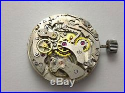 Chronograph Landeron Cal. 248 Watch Movement + Dial + Hands +crown For Parts