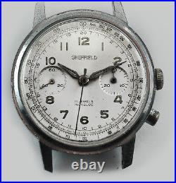 Chronograph Movement Landeron 149 complite with dial hands and case PARTS Only