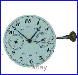 Chronograph Pocket Watch Dial & Hands Movement for Parts DHL Speed