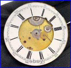 Church St Liverpool hand manual vintage 47 mm pocket watch NO Funciona for parts