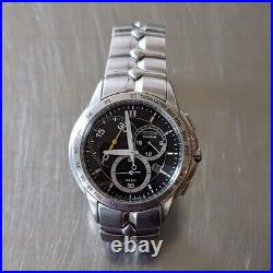 Citizen AT1060-58E Eco-Drive Tachymeter Chronograph Date Men's Watch FOR PARTS