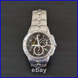 Citizen AT1060-58E Eco-Drive Tachymeter Chronograph Date Men's Watch FOR PARTS
