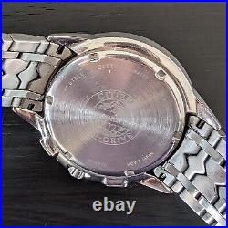 Citizen AT1060-58E Eco-Drive Tachymeter Chronograph Date Men's Watch FOR PARTS