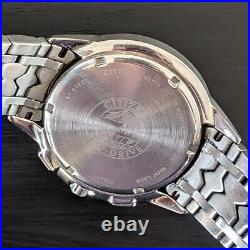 Citizen AT1060-58E Eco-Drive Tachymeter Chronograph Date Men's Watch FOR PARTS