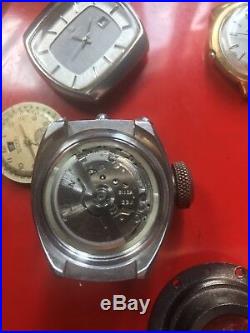 Citizen Bullhead Stainless Steel Case No Running Missing Hands For Parts As Is