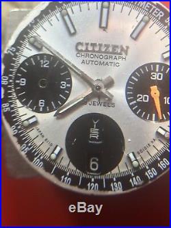Citizen Bullhead Stainless Steel Case No Running Missing Hands For Parts As Is