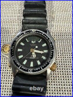Citizen C023 Promaster Aqualand 200M Diver's watch Depth Sensor Parts Or Repair