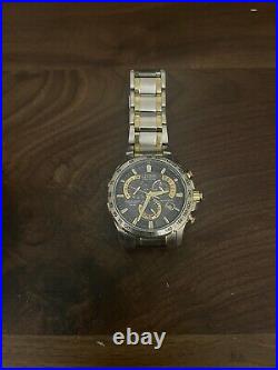 Citizen Men's Watch AT4004-52E Eco-Drive Chronograph Two Tone FOR REPAIR PARTS
