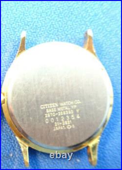 Citizen Moonphase Constellation Watch For Vintage 1990 Stem And Bat Repair Parts