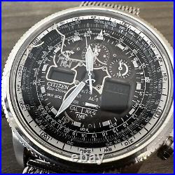 Citizen Navihawk Promaster AT JY8030-83E EcoDrive Watch AS IS Parts Repair