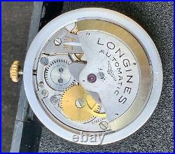 Complete movement Longines 290, original dial hands and crown. Working spare parts