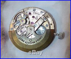 Constellation Chronometer 751 Omega Movement w Crown, No Dial or Hands, Running
