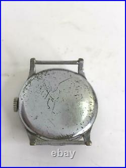 Cyma Watch Old Military Mechanical Hand Watch As-is Dosen't Work Fro Parts