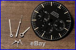 Dial + Hands for 1960s Omega Speedmaster cal. 321 ref. ST105.012 ST145.012