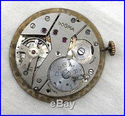 Dogma Prima ETA 853 NO Funciona For Parts Hand Manual 36,8mm Watch Reloj Vintage