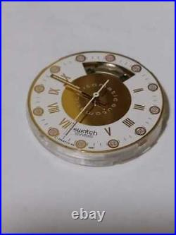 ETA 2840 23 jewels automatic Swatch watch movement for parts 3 hands working