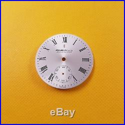 Eberhard 40mm dial for Eta 6498, plus swiss hands