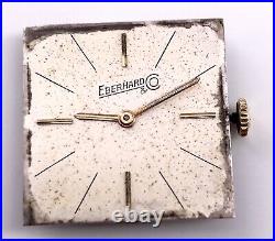 Eberhard Cal. 232 Vintage Hand Manual Winding Watch for Parts 24 mm 3WC