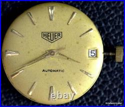 Ed Heuer & Co. Automatic AS 1581 Dial Hands And Movement For Parts
