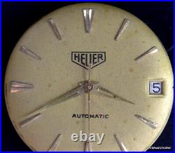 Ed Heuer & Co. Automatic AS 1581 Dial Hands And Movement For Parts