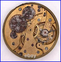 Election Vintage Pocket Watch Hand Manual Winding Tasca For Parts 42 MM 3WC