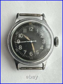 Elgin A-11 WW2 Watch For Parts or Repair Spec No 94-27834-B