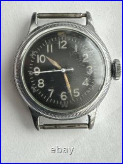 Elgin A-11 WW2 Watch For Parts or Repair Spec No 94-27834-B