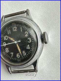 Elgin A-11 WW2 Watch For Parts or Repair Spec No 94-27834-B