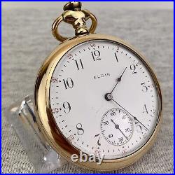 Elgin Grade 313 Model 7 Pocket Watch 1911 16S Gold Filled Repair Parts Restore