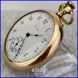 Elgin Grade 313 Model 7 Pocket Watch 1911 16S Gold Filled Repair Parts Restore