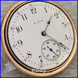 Elgin Grade 313 Model 7 Pocket Watch 1911 16S Gold Filled Repair Parts Restore