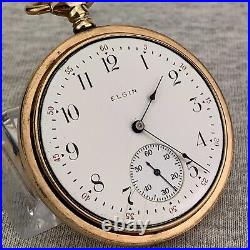 Elgin Grade 313 Model 7 Pocket Watch 1911 16S Gold Filled Repair Parts Restore
