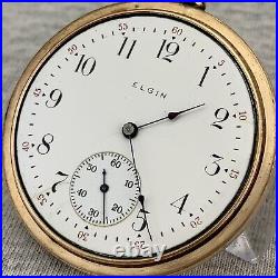 Elgin Grade 313 Model 7 Pocket Watch 1911 16S Gold Filled Repair Parts Restore