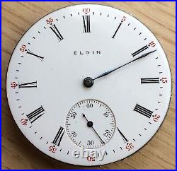 Elgin Natl Pocket Watch Hand Manual 1 11/16in Doesn'T Works For Parts Pocket