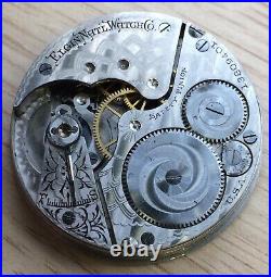 Elgin Natl Pocket Watch Hand Manual 1 11/16in Doesn'T Works For Parts Pocket
