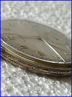 Elgin Open-face Pocket Watch 15 Jewel Grade 546 X590895- Parts/Repair cracked
