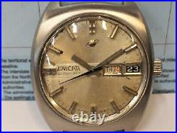 Enicar Automatic 147-01-02 Swiss Men's Not Working, Parts Purpose Vintage Watch