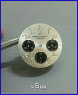 Eterna matic 841141 set hands + dial parts airforce type C, luminous silver