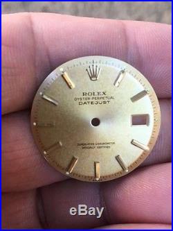 FACTORY Rolex Datejust Gold color Pie Pan Dial Plus original hands 1601