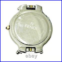 Fendi 920G GP SS Quartz Men's Watch White Dial For Parts/Repair