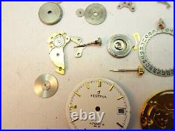 Festina 25 Jewel Automatic Watch In Parts For Restoration Or Parts