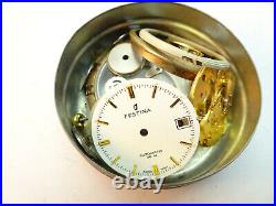 Festina 25 Jewel Automatic Watch In Parts For Restoration Or Parts