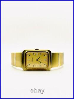 For Parts Tissot Stylist Gold Plated Mechanical Vintage Men's Watch With Box