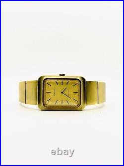 For Parts Tissot Stylist Gold Plated Mechanical Vintage Men's Watch With Box