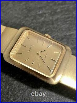 For Parts Tissot Stylist Gold Plated Mechanical Vintage Men's Watch With Box