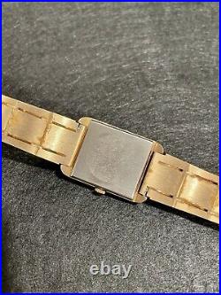 For Parts Tissot Stylist Gold Plated Mechanical Vintage Men's Watch With Box