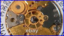 GENUINE ETA 2824 movement yellow, runs. For watch repair or parts