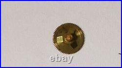 GENUINE ETA 2824 movement yellow, runs. For watch repair or parts