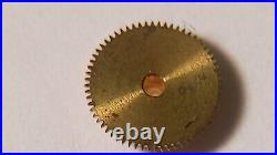 GENUINE ETA 2824 movement yellow, runs. For watch repair or parts